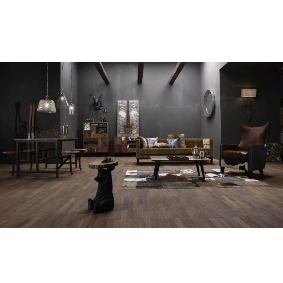 KARE Design Modern Bear Side Table - 33cm Animal-Themed Nightstand for Bedroom Decor
