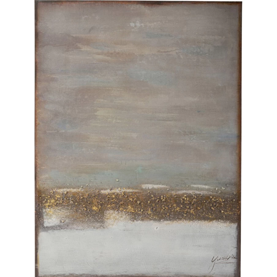 "KARE Design Modern Abstract Acrylic Painting Horizon Artwork 90x120cm Wall Decor"
