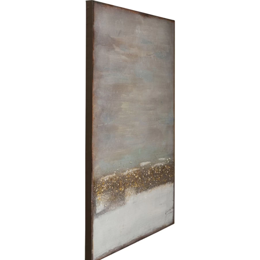 "KARE Design Modern Abstract Acrylic Painting Horizon Artwork 90x120cm Wall Decor"