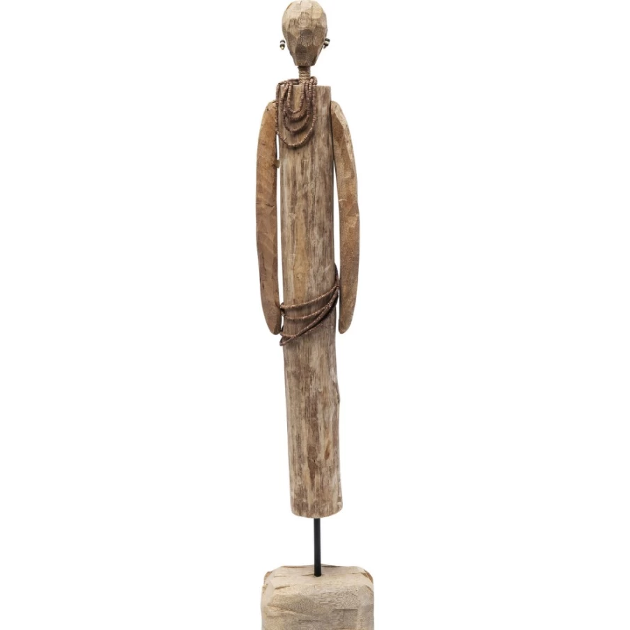 "KARE Design African Man Sculpture - Handcrafted Deco Object for Modern Interiors"