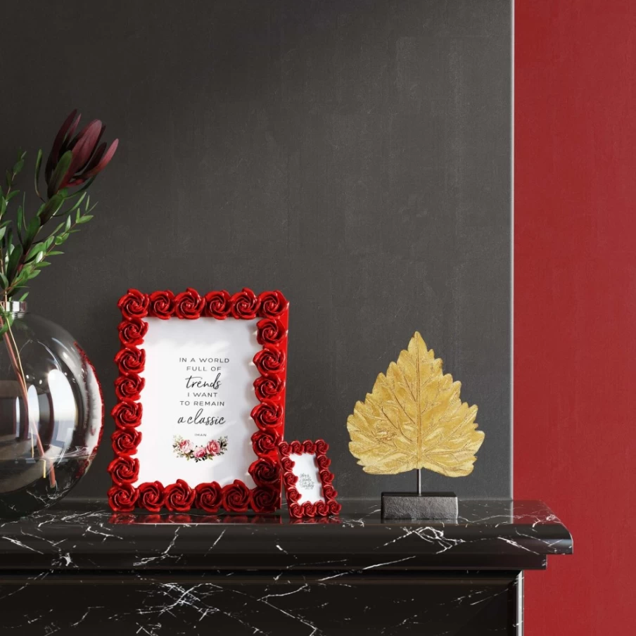 KARE Design Gold Leaf Decorative Object - 22cm Modern Home Decor