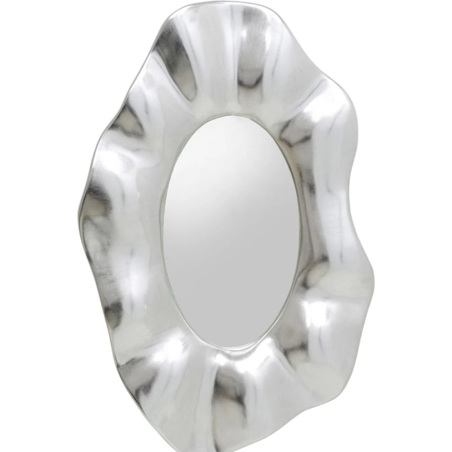 "KARE Design Riley Silver Wall Mirror 150x98cm - Modern Decorative Mirror for Home & Office"