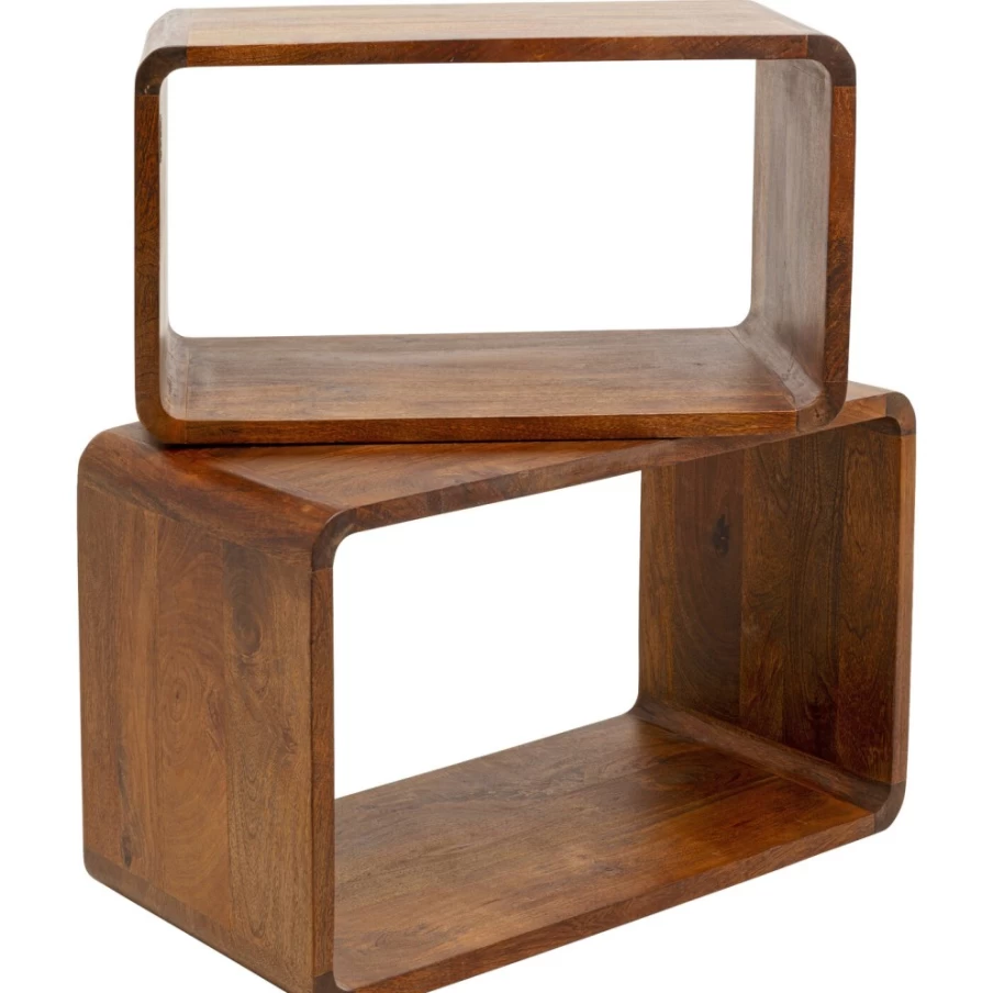 KARE Design Modern Rectangular Cube Set - Authentico Style Home Decor (2-Piece)