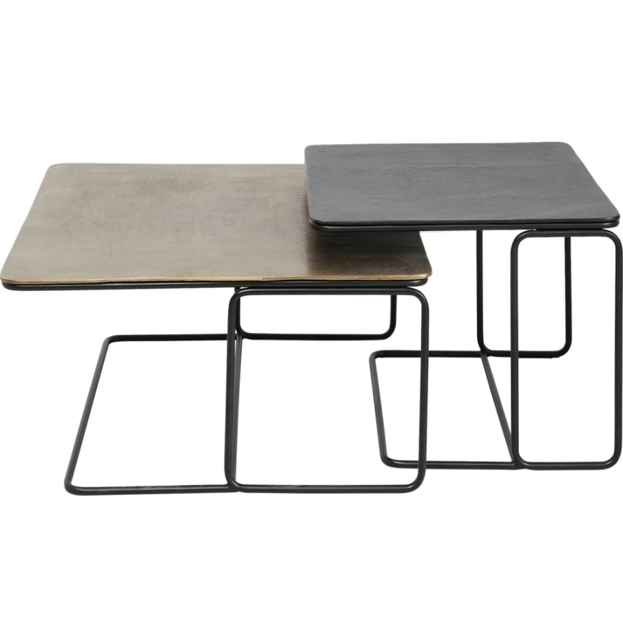 KARE Design Modern Diego Coffee Table Set of 2 - Stylish Living Room Furniture