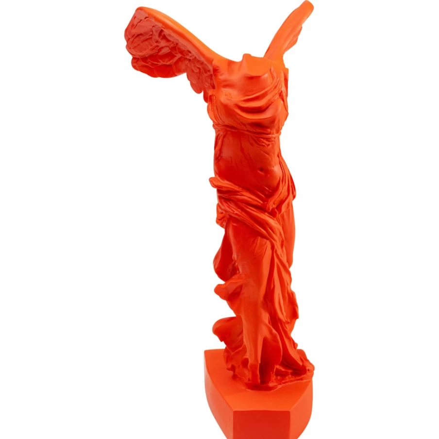KARE Design Red Pop Art Headless Angel Statue - 34cm Modern Gothic Decor Figurine