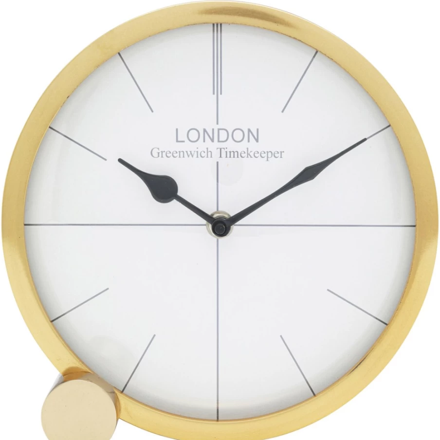 "KARE Design Modern Round Table Clock – 21cm Diameter Stylish Home Office Decor"