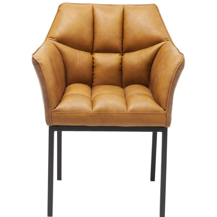 KARE Design Modern Brown Thinktank Chair with Armrests - Stylish & Comfortable Office Seating