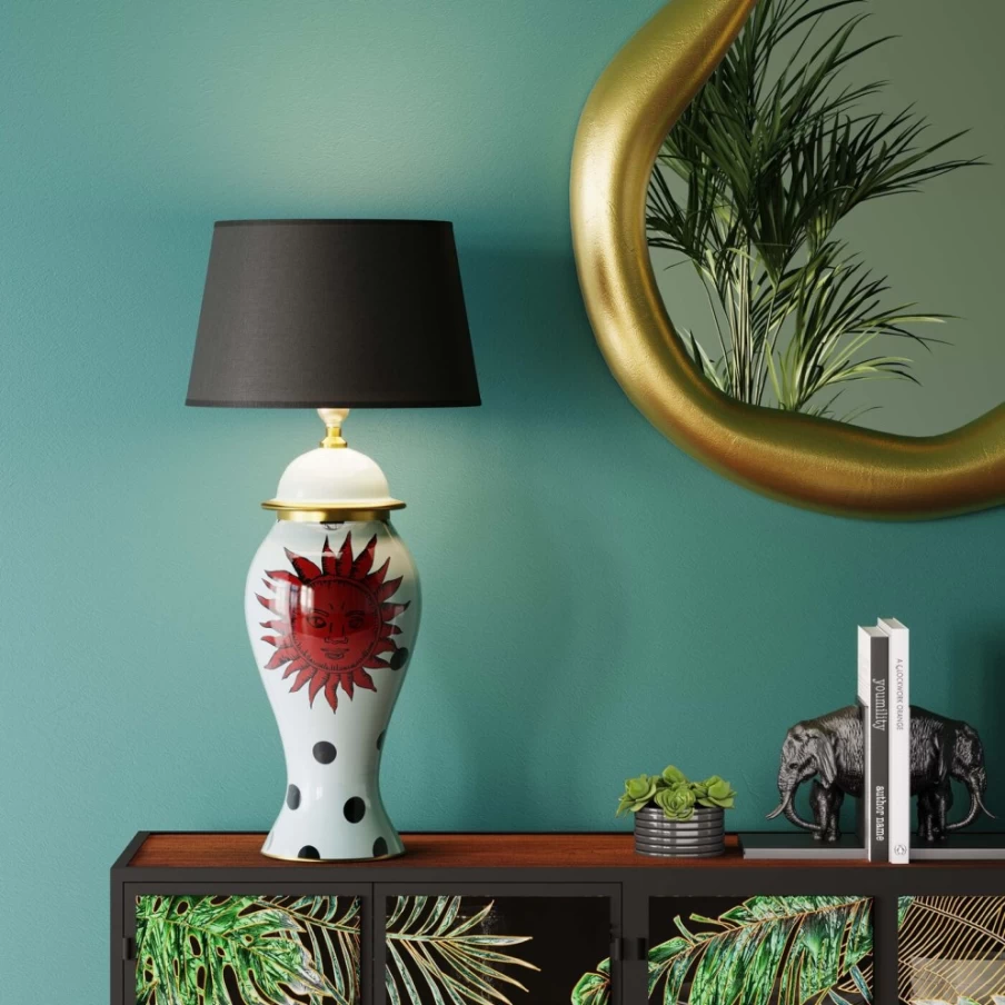 "KARE Design Modern Table Lamp Cohesion - 74cm Height Stylish Lighting for Home Decor"