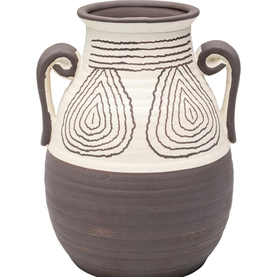 KARE Design Modern Akua Vase - 25cm Decorative Ceramic Flower Vase for Home Decor