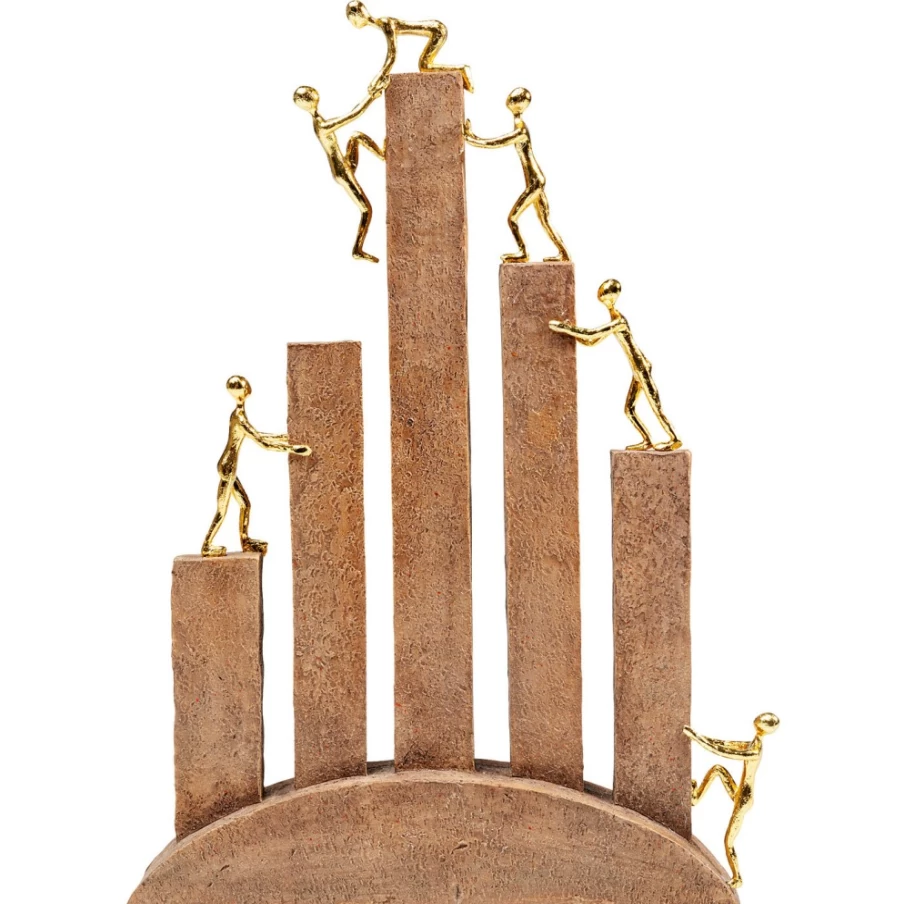 KARE Design Modern Deco Object Beams Rock Challenge Sculpture 36cm Home Decor