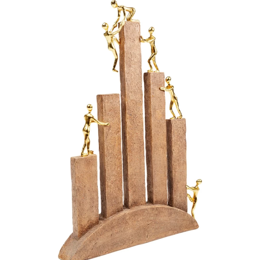 KARE Design Modern Deco Object Beams Rock Challenge Sculpture 36cm Home Decor
