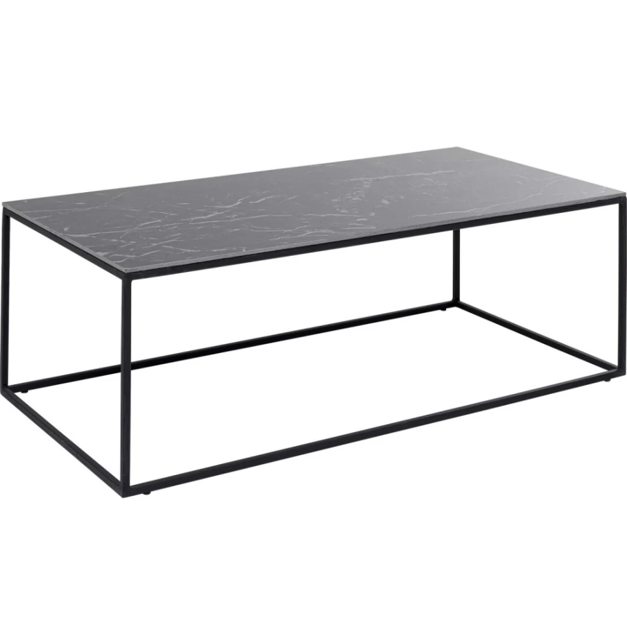 KARE Design Greta Black Coffee Table 100x50 cm Modern Living Room Furniture