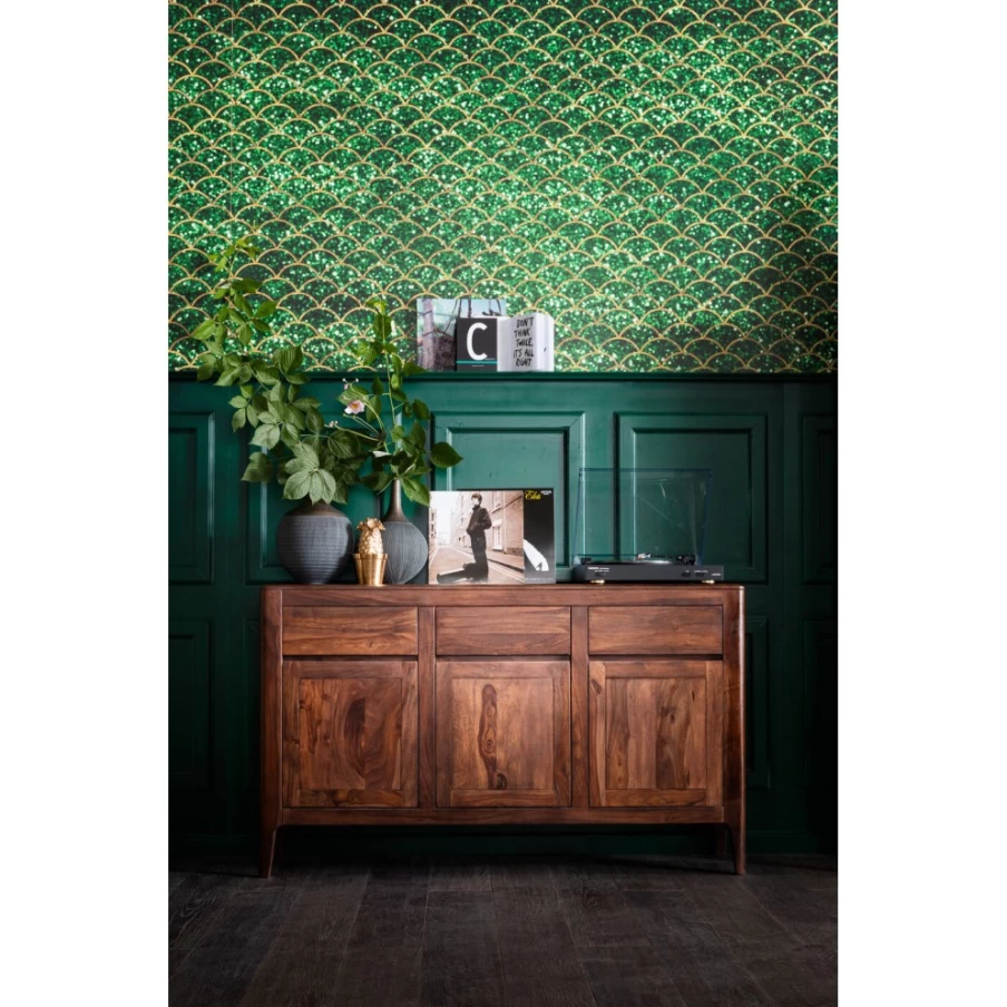 "KARE Design Brooklyn Walnut Sideboard - Modern Wood Storage Cabinet"