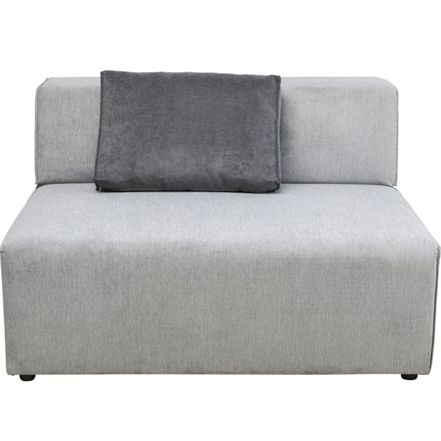 KARE Design Infinity Modern Grey 2-Seater Sofa with 120 Decorative Elements