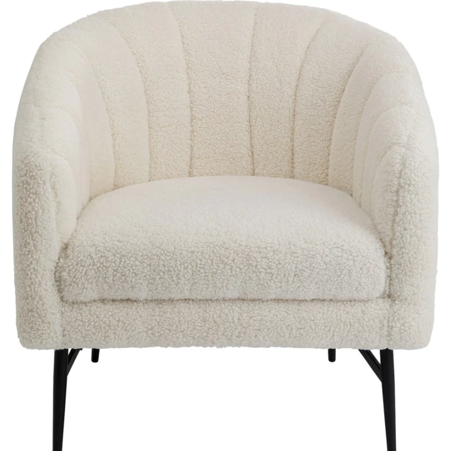"KARE Design Marilyn White Modern Armchair – Stylish Lounge Chair for Living Room"