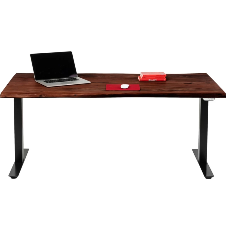 KARE Design Modern Dark Wood Office Desk 200x100cm - Harmony Collection