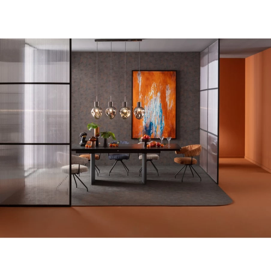 KARE Design Extension Dining Table 180x90cm with 2x40cm Leaves Modern Expandable Table