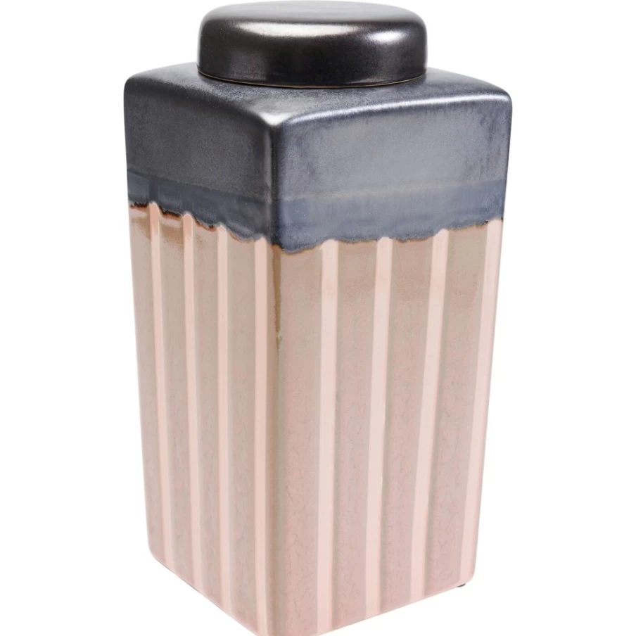 KARE Design Mocca Stripes Decorative Deko Jar 30cm Home Decor