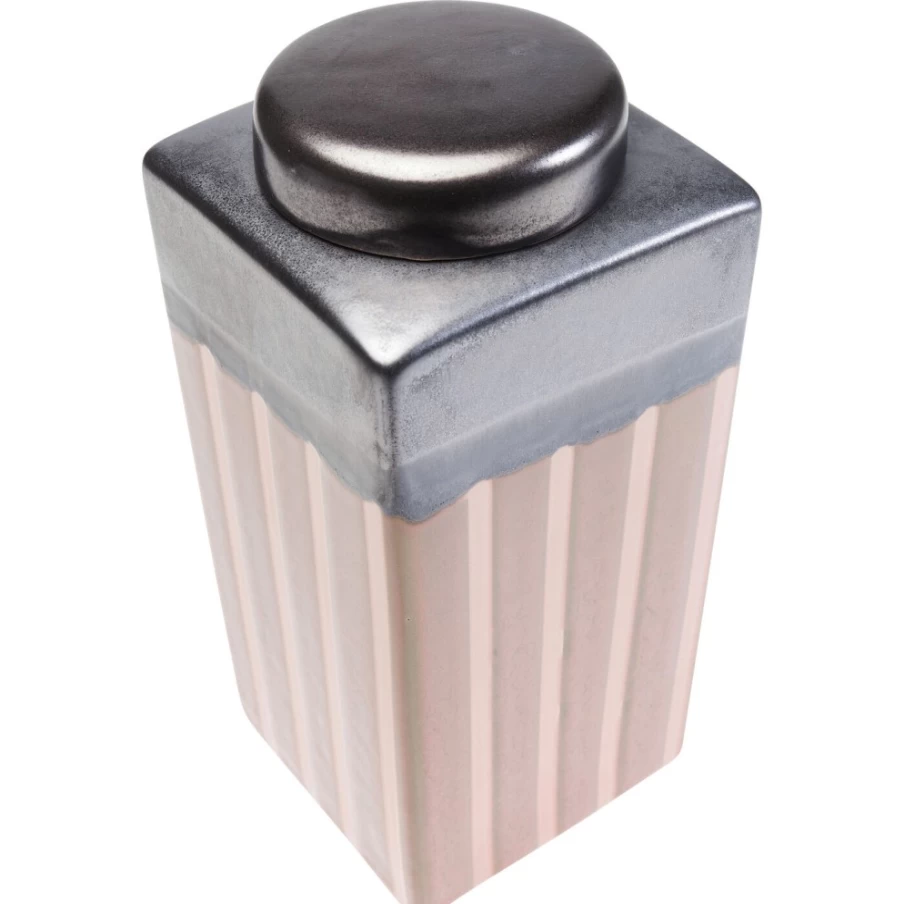 KARE Design Mocca Stripes Decorative Deko Jar 30cm Home Decor