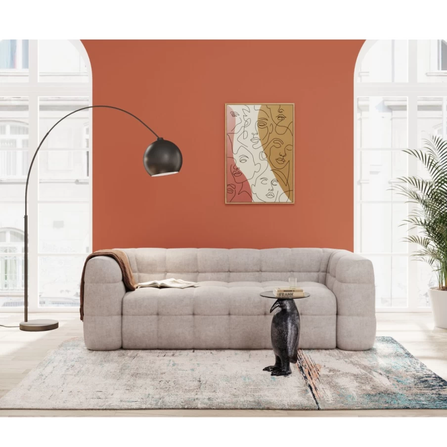 KARE Design Modern Penguin Side Table - 32cm Animal-Themed Nightstand for Unique Home Decor