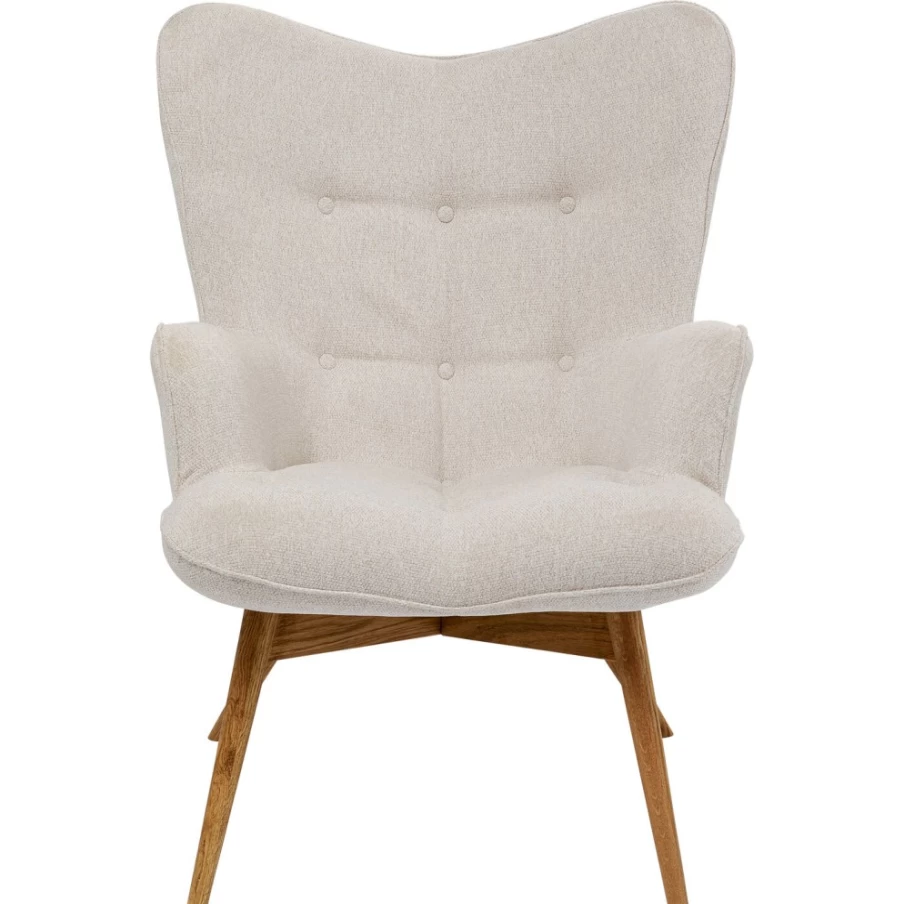 "KARE Design Vicky Cream Modern Armchair – Stylish Comfort for Your Living Space"