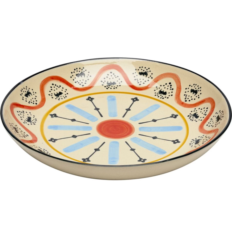 KARE Design Los Cabos Decorative Plate 27cm Modern Handcrafted Ceramic Dinnerware