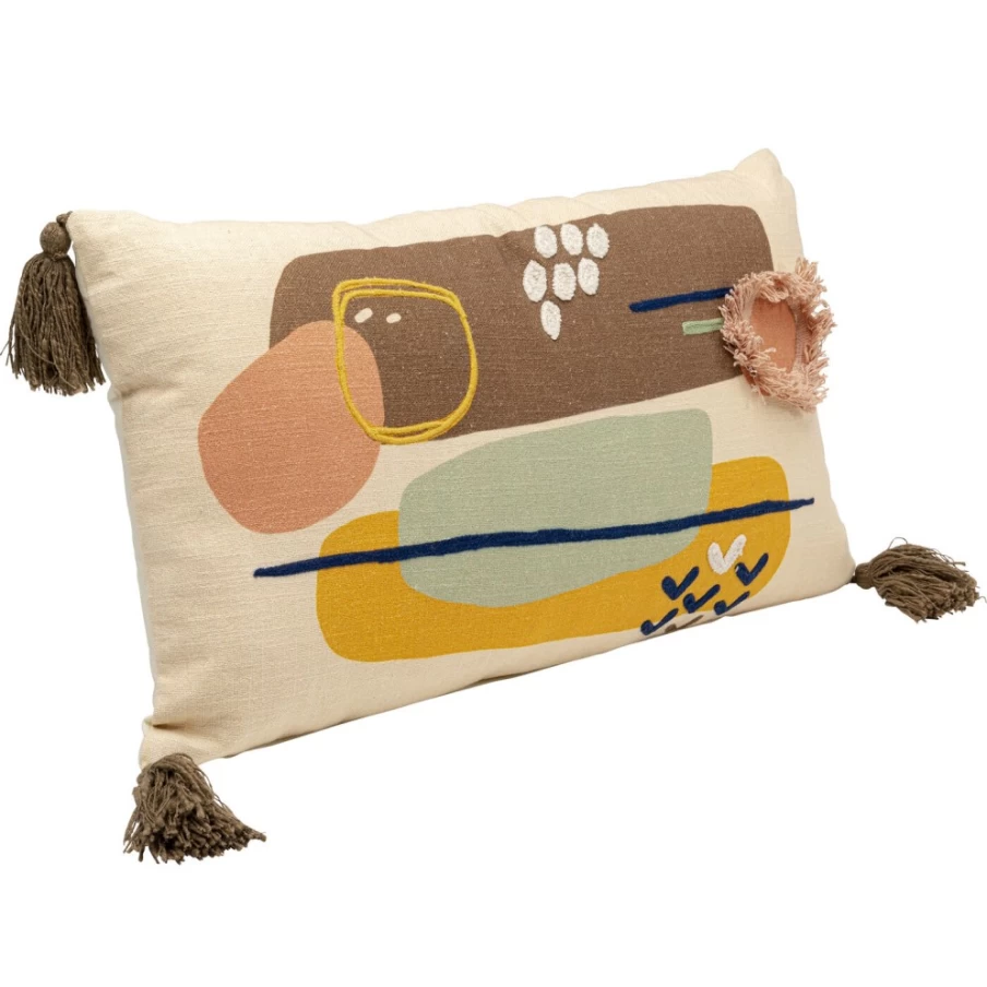 KARE Design Modern Decorative Throw Pillow Cushion 60x35 cm for Home and Sofa