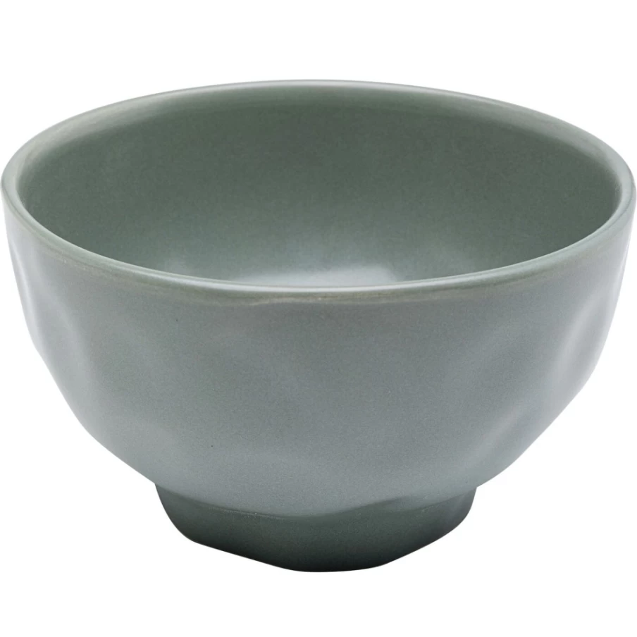"KARE Design Organic Sage Green Bowl - 15cm Ceramic Decorative Serving Bowl"