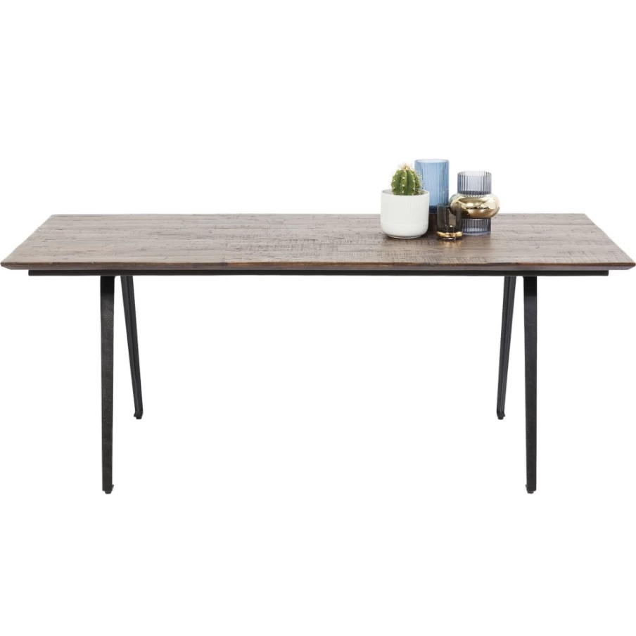 KARE Design Modern Dining Table Paradise 200 x 90 cm Solid Wood Kitchen Table for 6 People