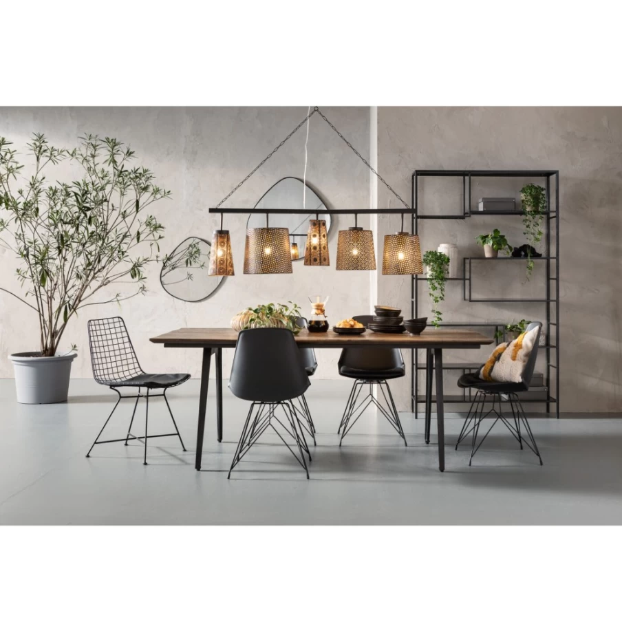KARE Design Modern Dining Table Paradise 200 x 90 cm Solid Wood Kitchen Table for 6 People