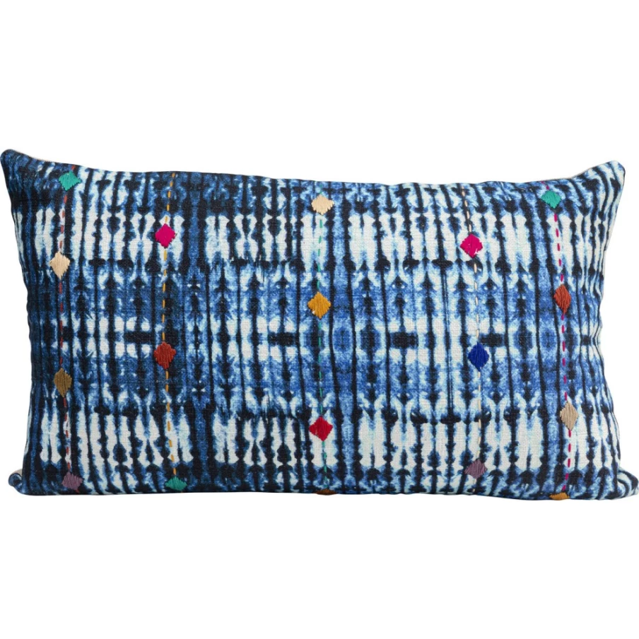KARE Design Blue Patchwork Cushion Cover 60x35 cm - Desna Collection