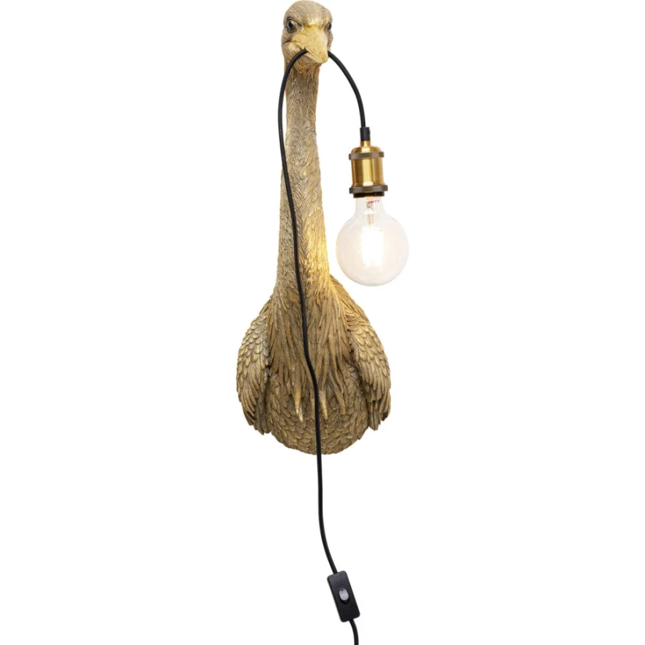 KARE Design Modern Heron Wall Lamp - Elegant Animal-Themed Lighting for Home Decor