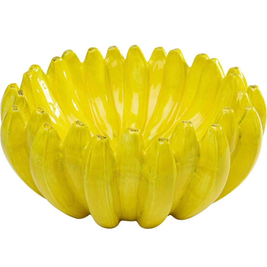"KARE Design Modern Banana Deco Bowl - 30cm Stylish Fruit Decor Serving Dish"