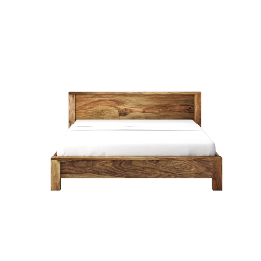 KARE Design Authentico 160x200cm Solid Wood Bed Frame - Modern Scandinavian Bedroom Furniture