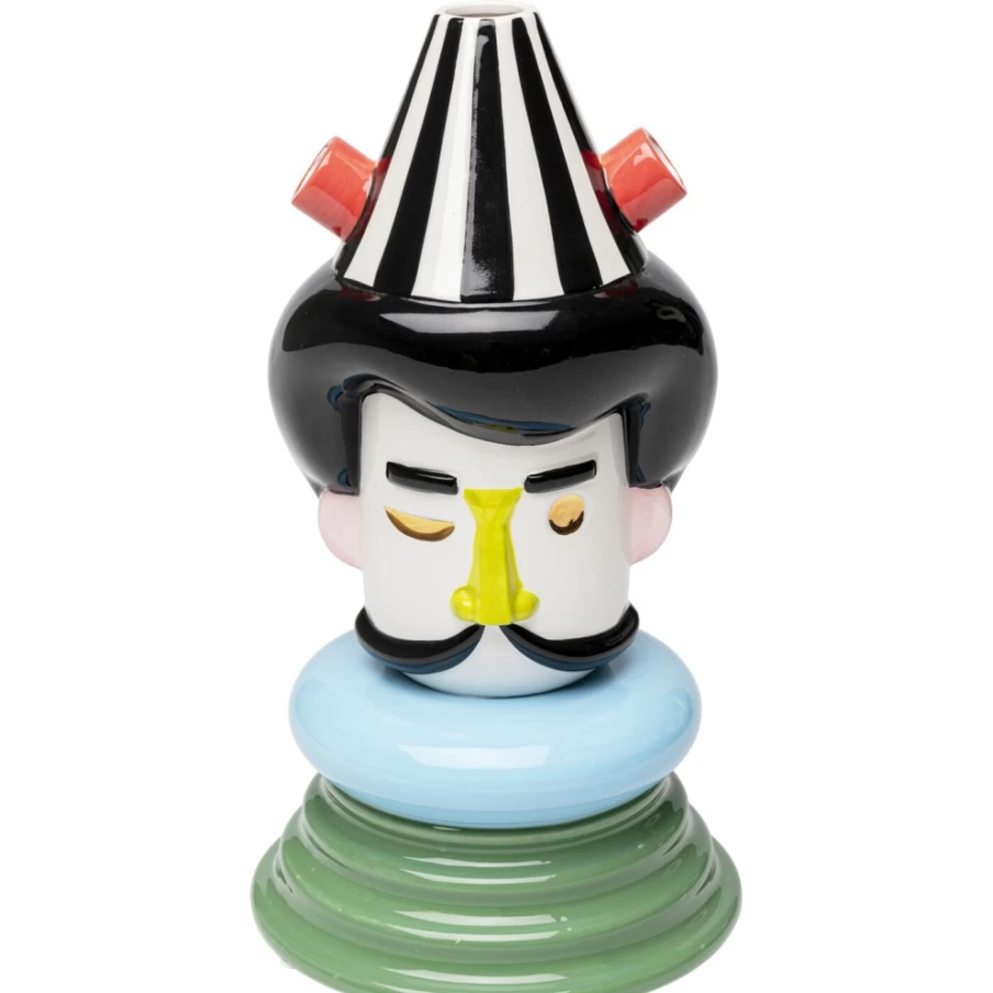 KARE Design Modern Puppet Boy Sculptural Deco Vase - 36cm Height, Unique Home Decor Art Piece
