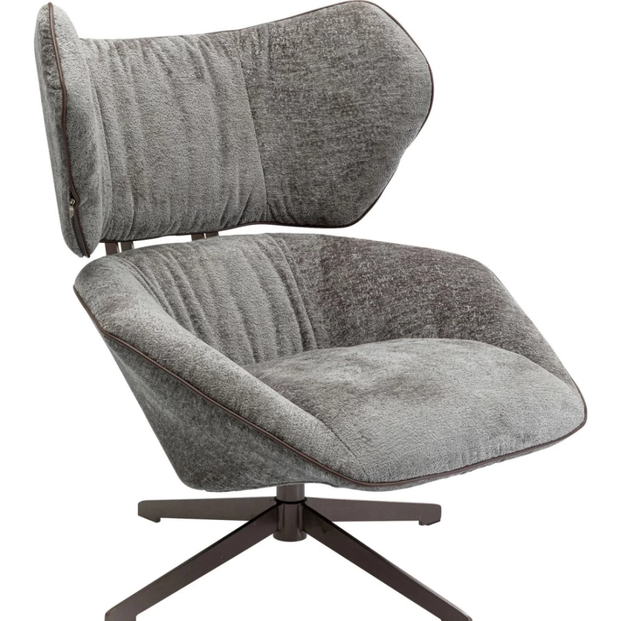 "KARE Design Modern Swivel Armchair for Oval Office - Stylish Rotating Chair for Home or Workspace"