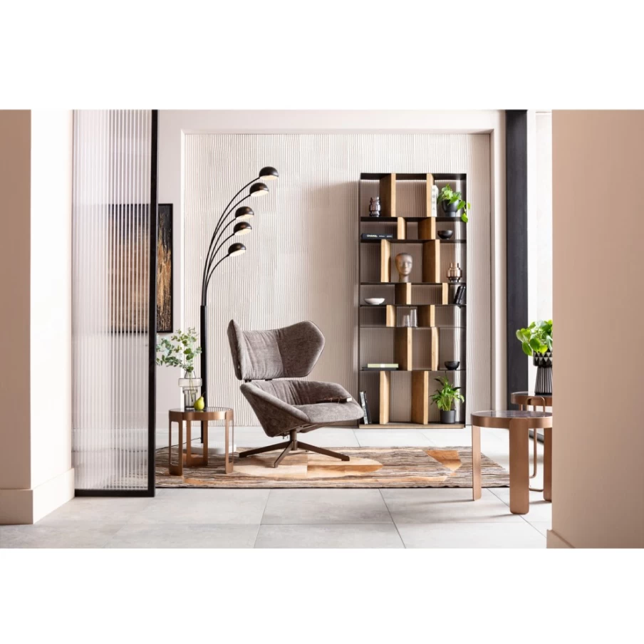 "KARE Design Modern Swivel Armchair for Oval Office - Stylish Rotating Chair for Home or Workspace"