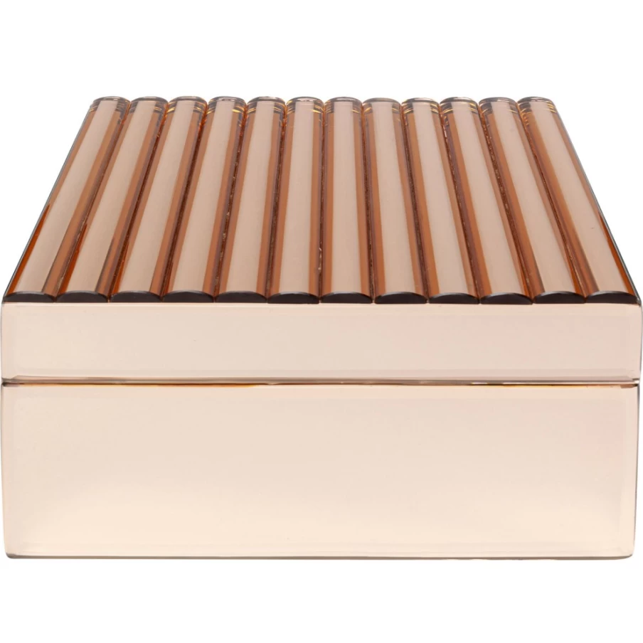 "KARE Design Elegant Bronze Decorative Box 21x10cm - Stylish Storage Solution"