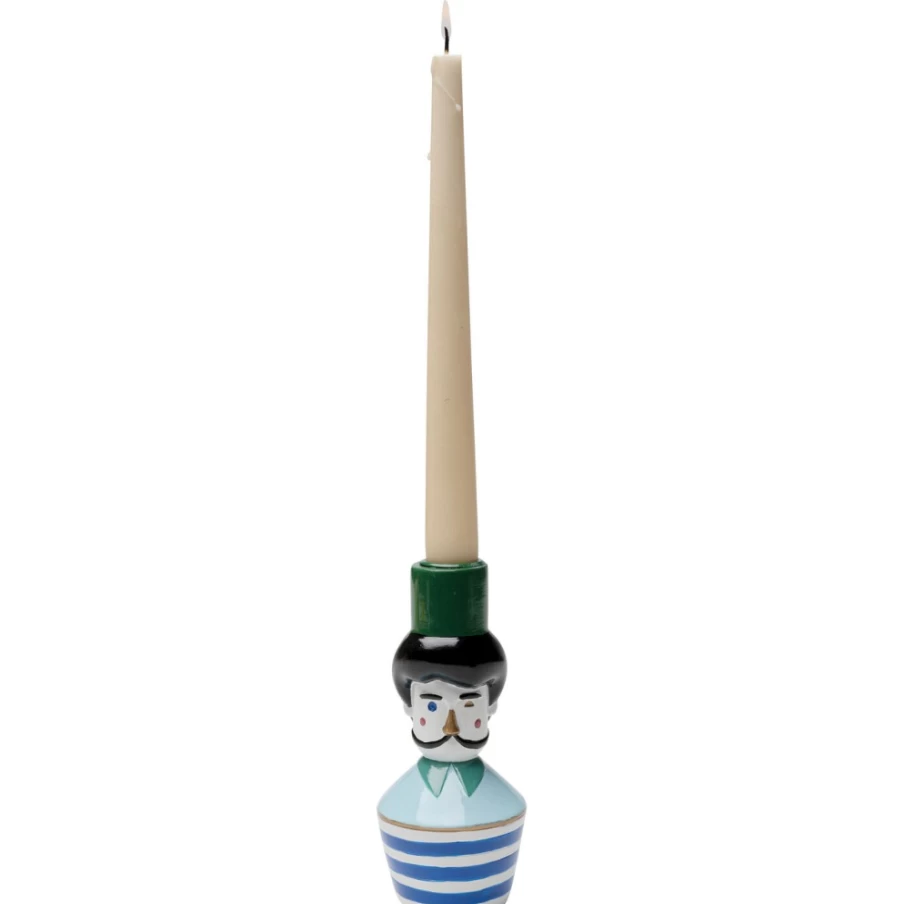 KARE Design Monsieur Mustache Candle Holder - 16cm Modern Home Decor