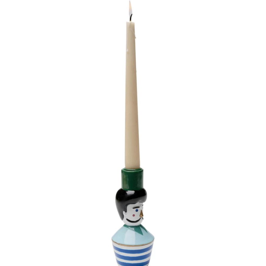 KARE Design Monsieur Mustache Candle Holder - 16cm Modern Home Decor