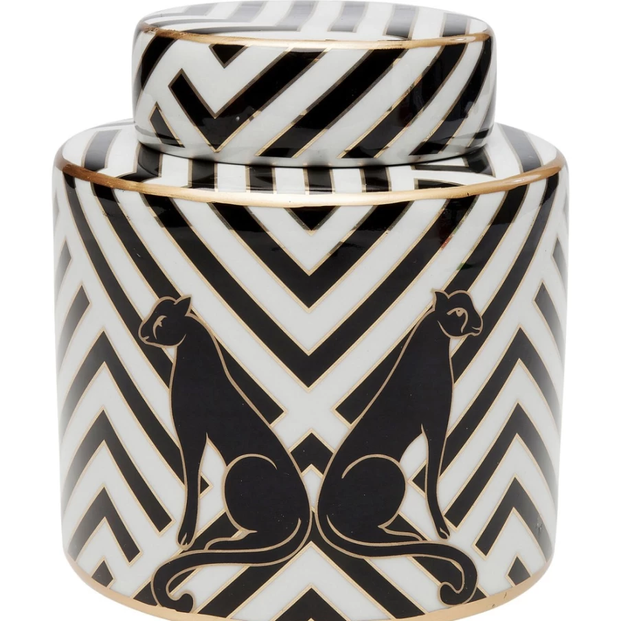 KARE Design Panther Decorative Jar - 16cm Modern Home Decor Sculpture