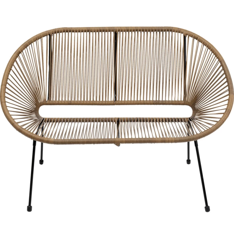 KARE Design Acapulco Nature Bench - Modern Outdoor Garden Seating