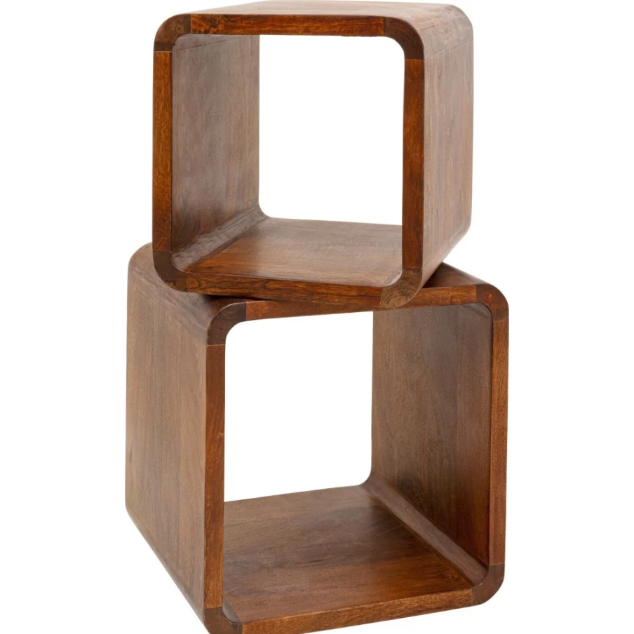 KARE Design Modern Cube Square Decor Set of 2 - Authentico Collection Home Accents