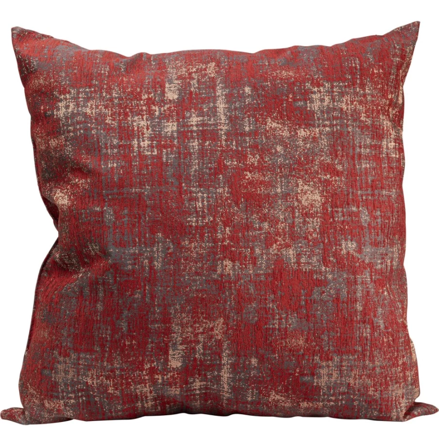 KARE Design Modern Cushion Glossy Shine Rot 60x60cm Decorative Square Pillow Cover