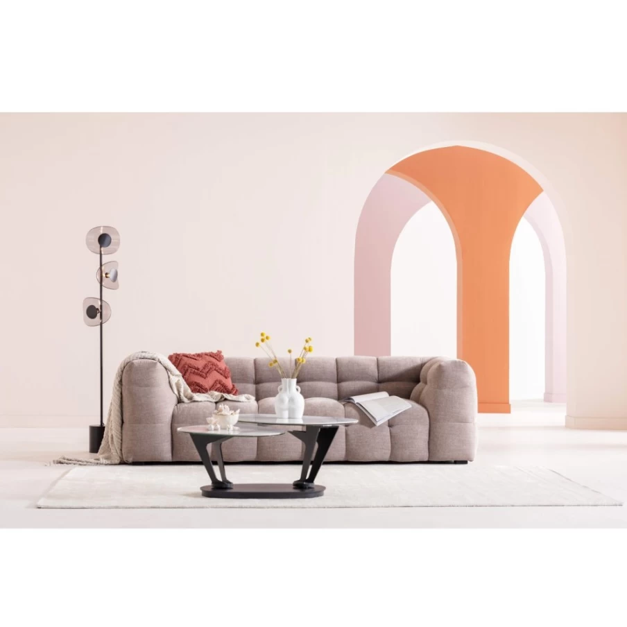 KARE Design Franklin White Coffee Table 150 x 58 cm Modern Living Room Furniture