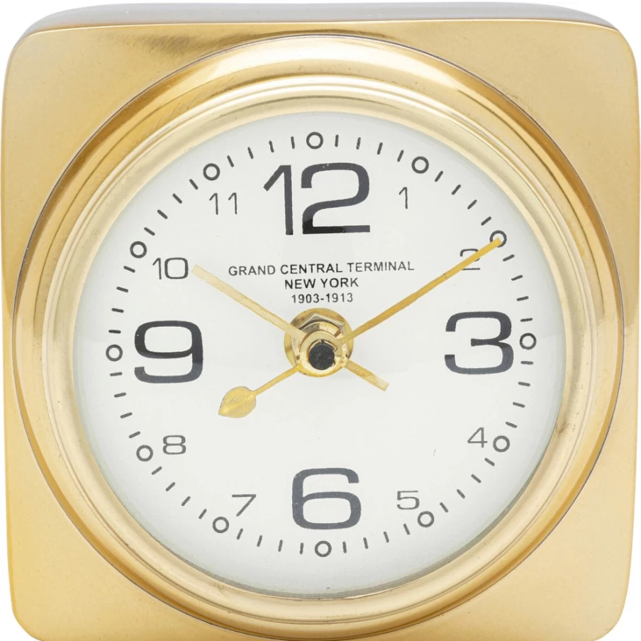 KARE Design Modern Table Clock - 13x9cm Stylish Desktop Timepiece for Home & Office Decor