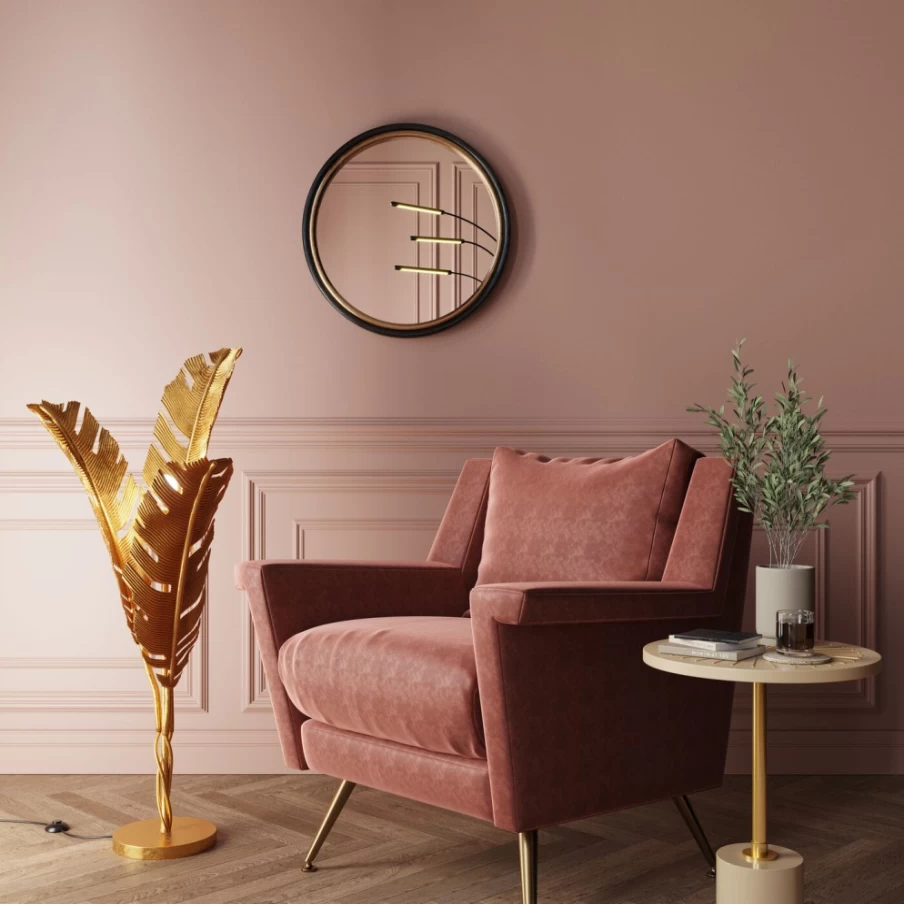 KARE Design Akile Modern Floor Lamp - 123cm Height Adjustable Standing Light for Living Room