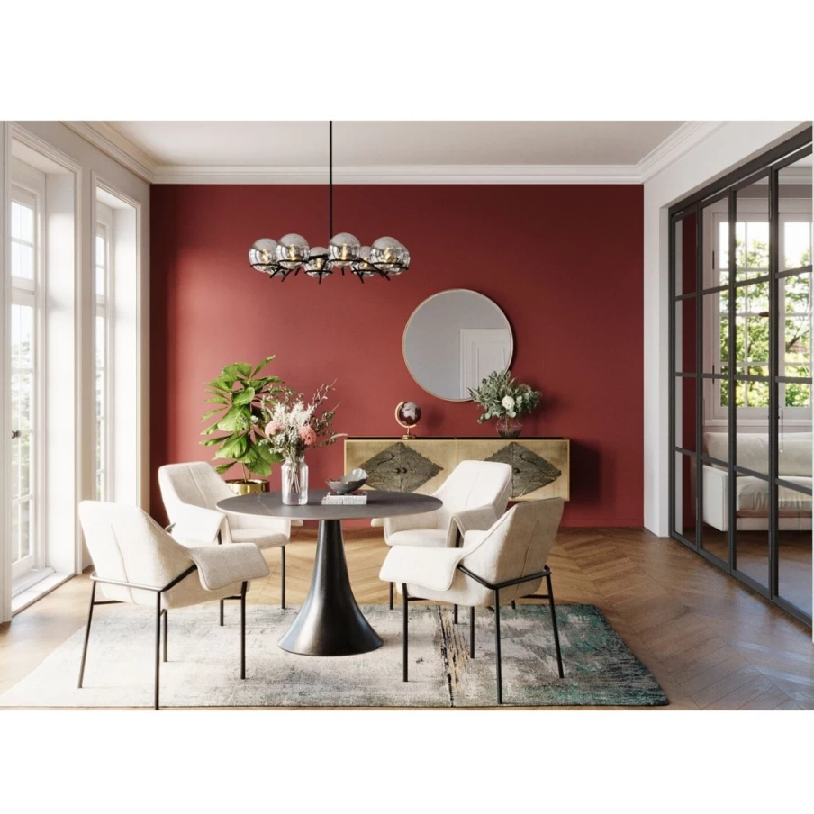 KARE Design Black Grande Possibilita Dining Table 120cm Modern Kitchen Table
