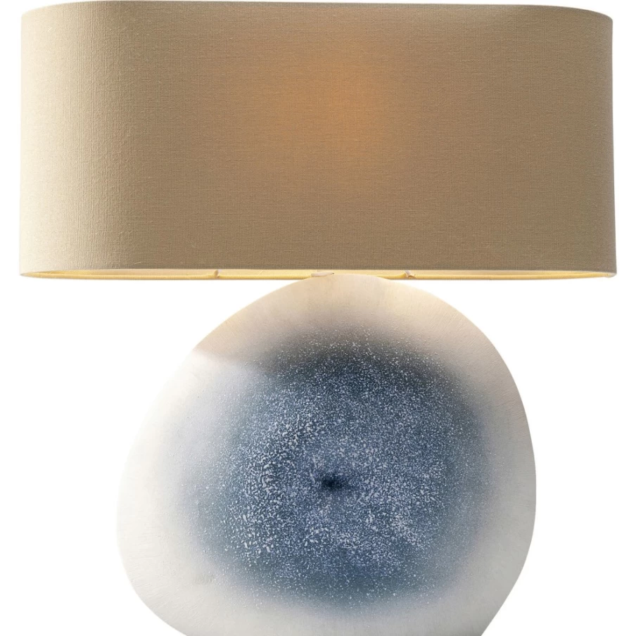 KARE Design Modern Agate Blue Table Lamp - 57cm Handcrafted Decorative Lighting for Home & Office