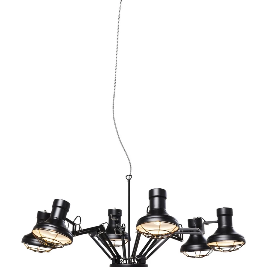 KARE Design Modern Spider 6-Light Pendant Lamp - Contemporary Multi-Light Chandelier